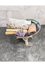 Load image into Gallery viewer, Sage Smudge kit with Amethyst crystals & Selenite