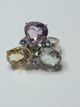 Load image into Gallery viewer, Gemstone Ring Adjustable
