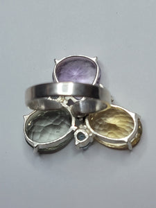 Gemstone Ring Adjustable