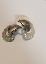 Load image into Gallery viewer, Sterling Nautilus Shell Earrings
