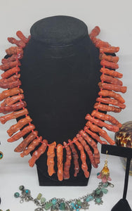 Coral Cheeto Necklace