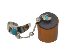 Load image into Gallery viewer, Sterling Armlet Cuff and ring attached
