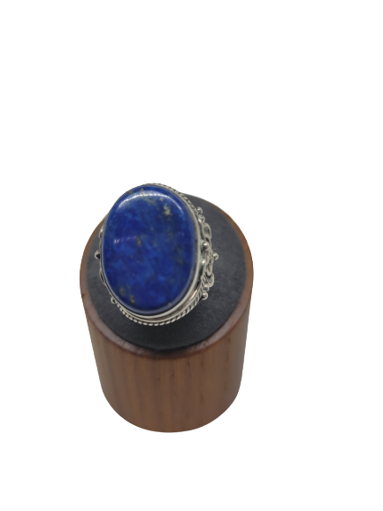 Lapis Stone Sterling ring size 9