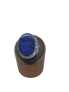 Lapis Stone Sterling ring size 9