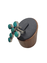 Load image into Gallery viewer, Turquoise Cross Ring Size 7
