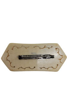 Vintage Organic Carved Brooch