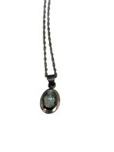 Load image into Gallery viewer, Sterling Aqua Marine Gemstone Necklace
