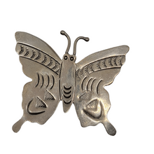 Load image into Gallery viewer, Southwestern Sterling Butterfly
