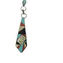 Load image into Gallery viewer, Southwestern Sterling inlayed Stone Earrings
