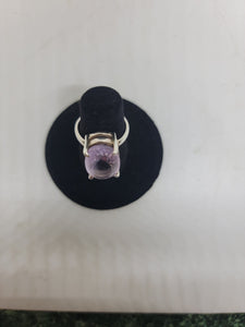 Amethyst Sterling Silver Ring Size 6