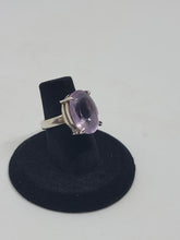 Load image into Gallery viewer, Amethyst Sterling Silver Ring Size 6
