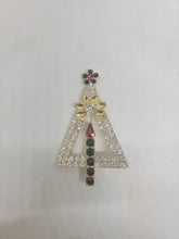 Load image into Gallery viewer, Christmas Tree Bling Brooch signed
