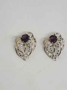 Beautiful Glass Pierced Earrings