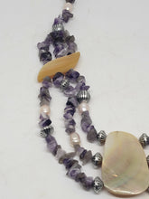 Load image into Gallery viewer, Amethyst,  Pearls and MOP
