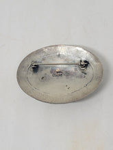 Load image into Gallery viewer, Vintage Sterling with Turquoise Brooch
