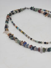 Load image into Gallery viewer, Two Strand Multistone Necklace
