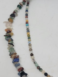 Two Strand Multistone Necklace