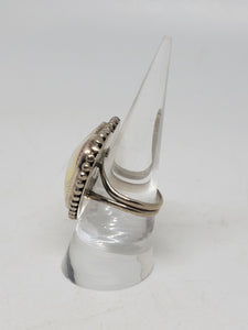 Sterling Designer Heart Ring Size 8