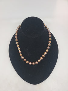 Genuine Chocolate Pearl Necklace