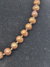 Load image into Gallery viewer, Genuine Chocolate Pearl Necklace
