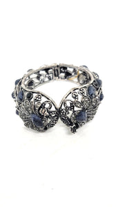 Peacock Clamper Bracelet