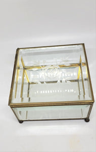 Vintage Glass Box