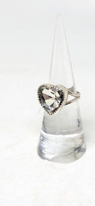 Sterling Signed Heart Ring