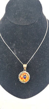 Load image into Gallery viewer, Mexico Sterling Cool Glass Pendant
