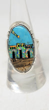 Load image into Gallery viewer, Stone and Opal inlay Ring
