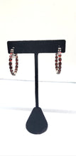 Load image into Gallery viewer, Sterling Gemstone Hoops
