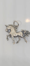 Load image into Gallery viewer, Sterling Unicorn Charm
