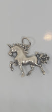 Load image into Gallery viewer, Sterling Unicorn Charm
