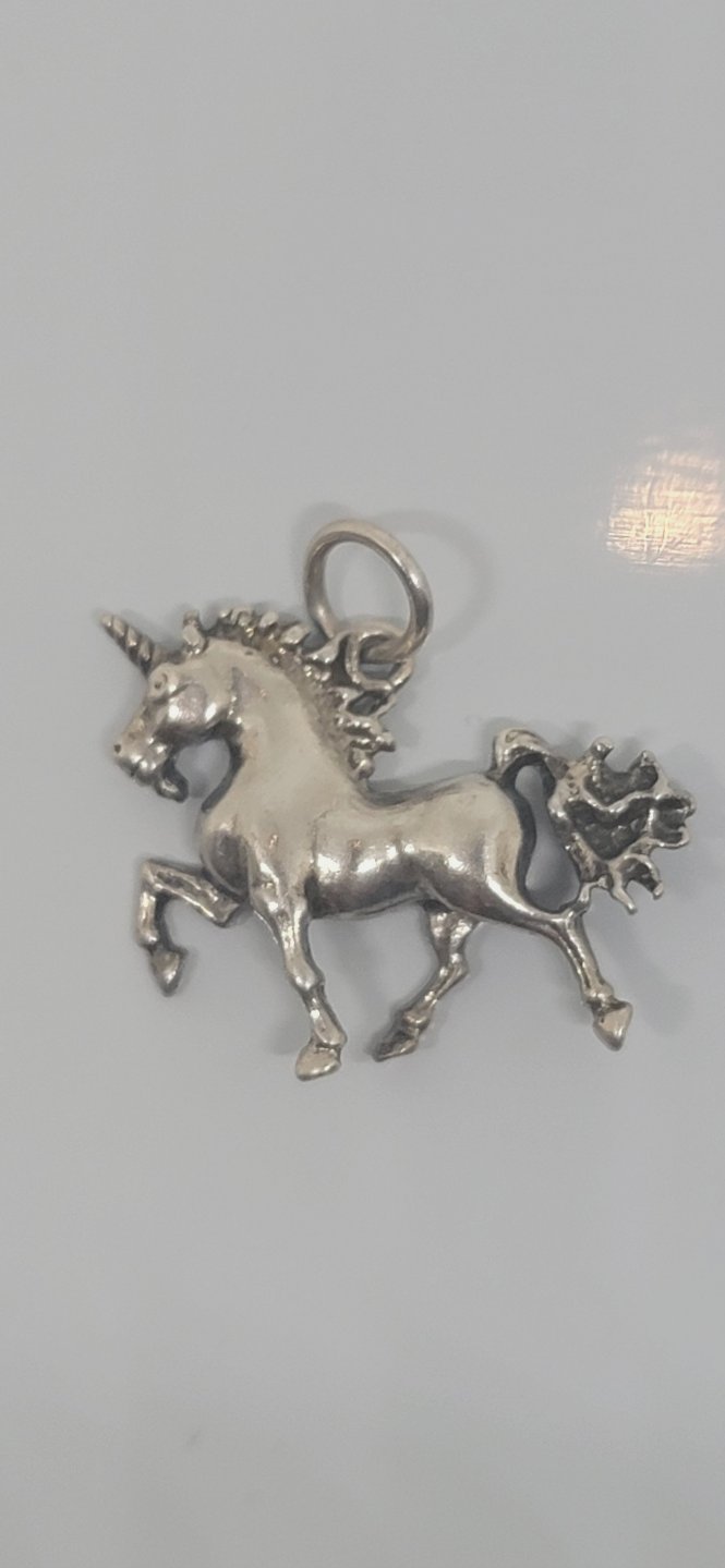 Sterling Unicorn Charm