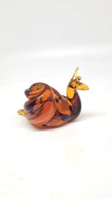 Load image into Gallery viewer, Amber Glass Snail
