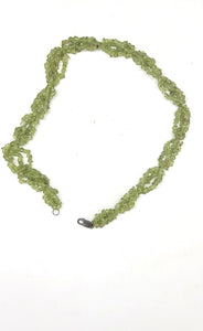 Beautiful Peridot Chip Multistrand