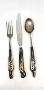Vintage Turkey Horn Utensils