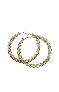 Rhinestone hoops