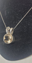 Load image into Gallery viewer, Vintage Sterling Smokey Topaz Pendant
