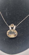 Load image into Gallery viewer, Vintage Sterling Smokey Topaz Pendant
