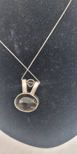 Load image into Gallery viewer, Vintage Sterling Smokey Topaz Pendant
