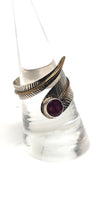 Load image into Gallery viewer, Sterling Ruby Adjustable Ring
