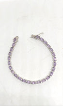 Load image into Gallery viewer, Sterling Amethyst Bracelet
