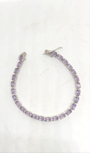 Sterling Amethyst Bracelet