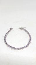 Load image into Gallery viewer, Sterling Amethyst Bracelet
