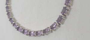 Sterling Amethyst Bracelet