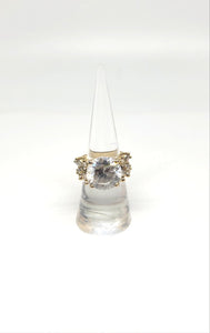 Sterling Vermeil Bling Ring