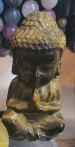 Tigers Eye Stone Buddha