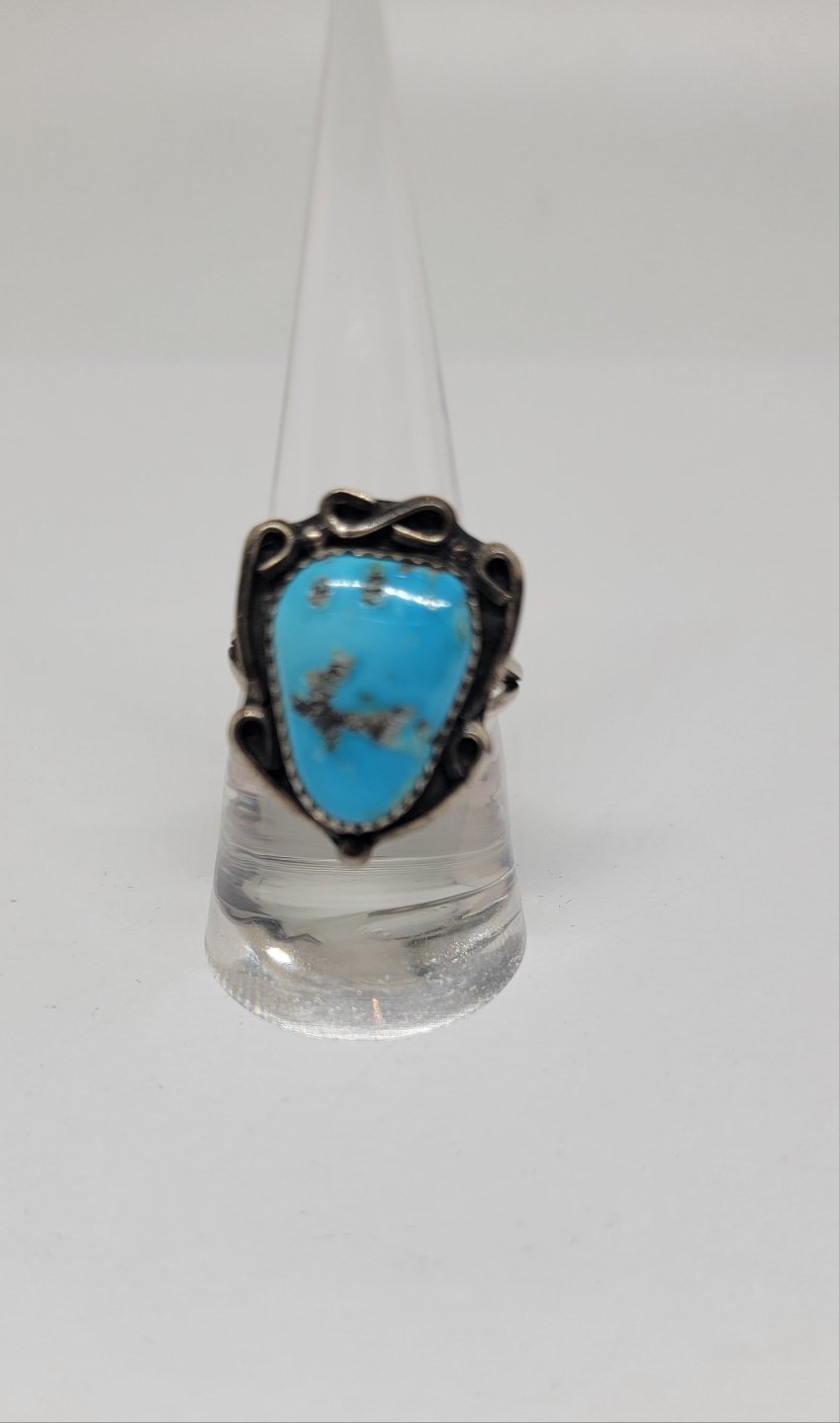 Vintage Sterling Turquoise Ring