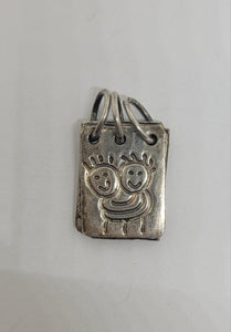 Sterling Book Charm