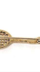 Vintage Avon Tennis Brooch with Real Pearl